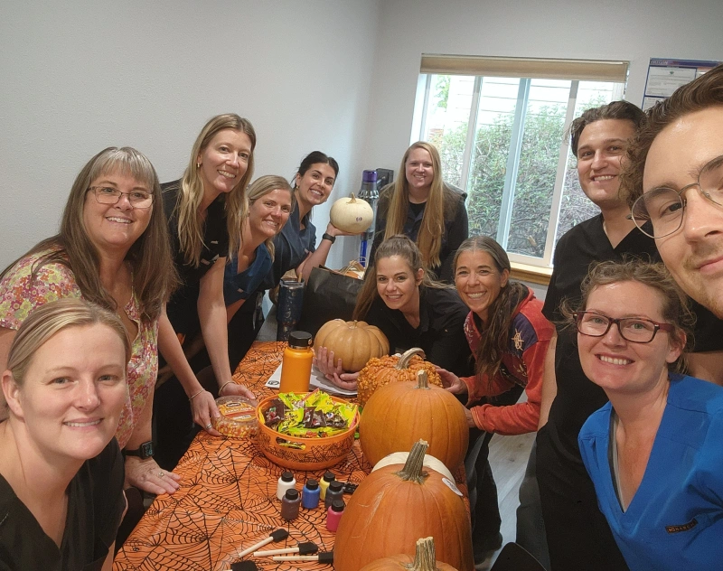 Group Selfie at Pumpkin Party