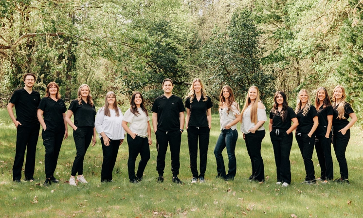 Team Group Photo at Outdoors